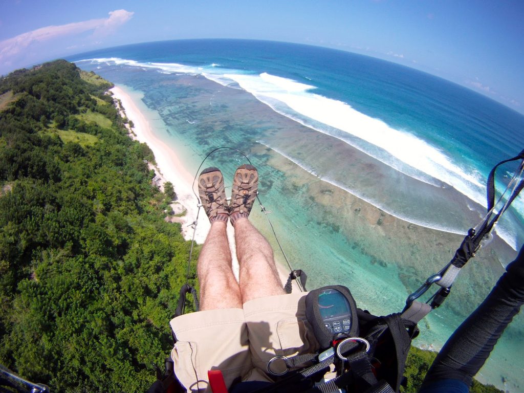 Paragliding in Bali