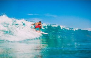 Surfing at Kuta