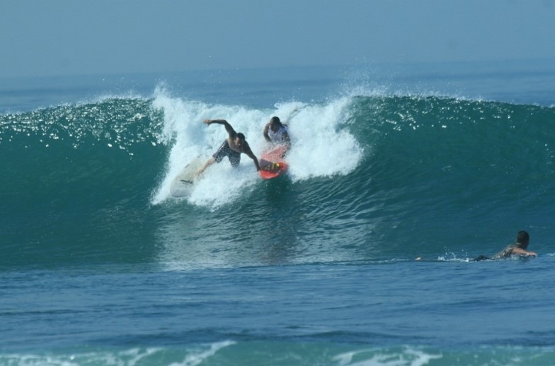 Surfing Canggu Beach