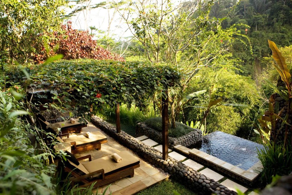 Tranquil nature of Royal Spa Ubud for soul refreshment.