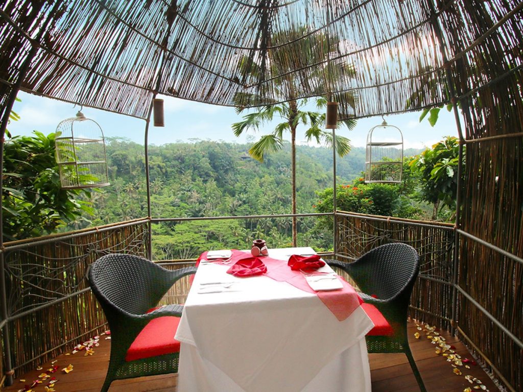 Bird Nest Ubud Romantic Dining by Kupu Kupu Barong Bali Wandernesia