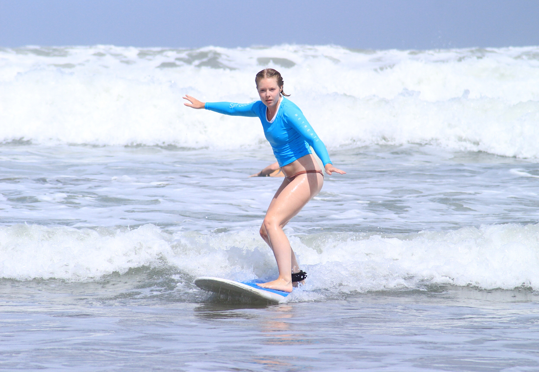 Surf School at Surf Goddess Retreats Bali