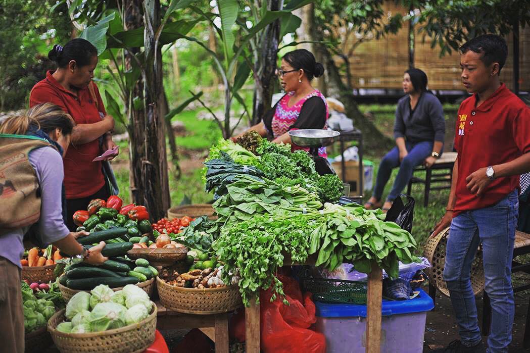 Markets in Bali; Ubud Organic Market 