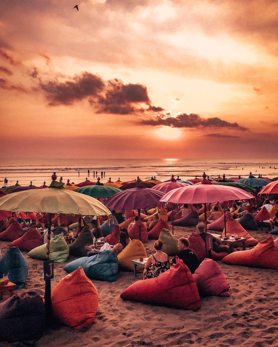 Sunset in Bali; La Planca