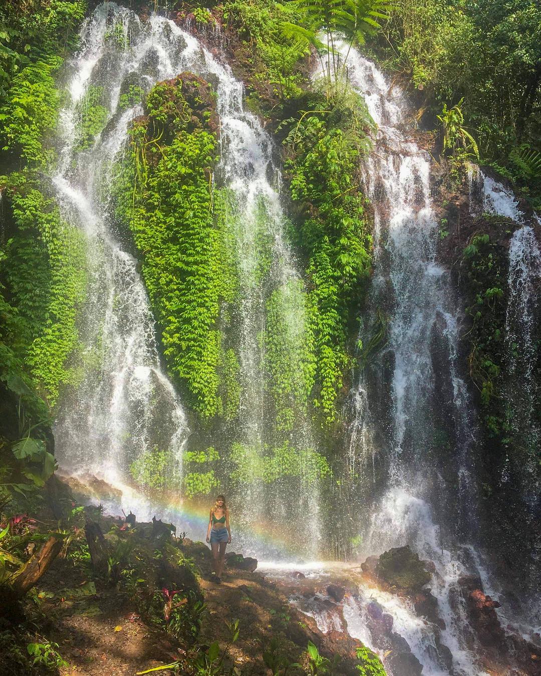 Waterfalls in Bali; Pucak Manik Waterfall