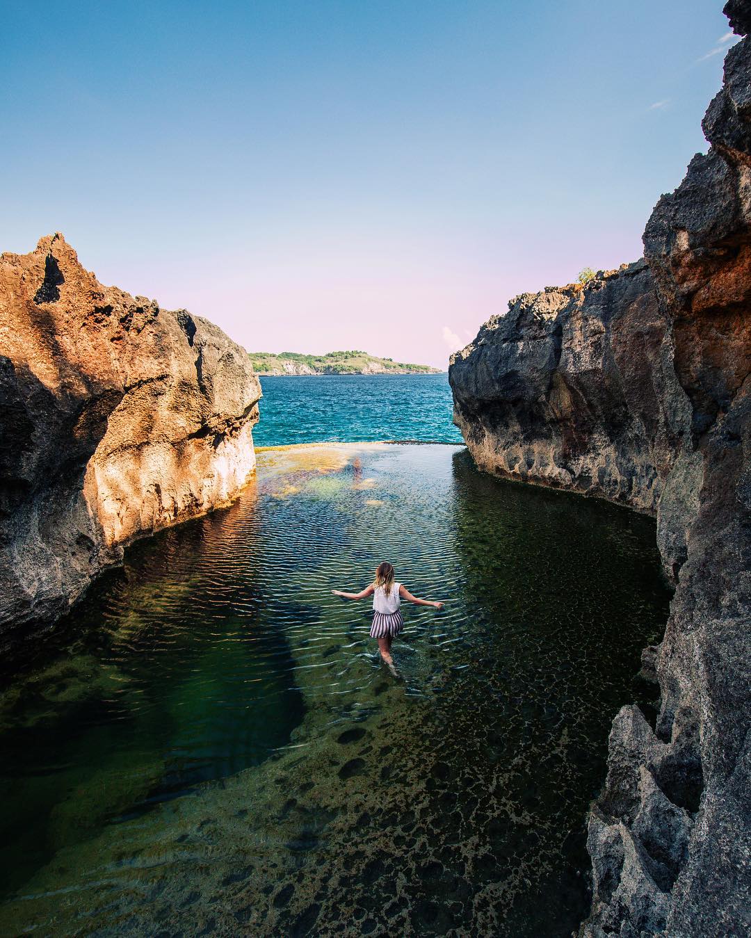 Beaches in Bali; Angel's Billabong 