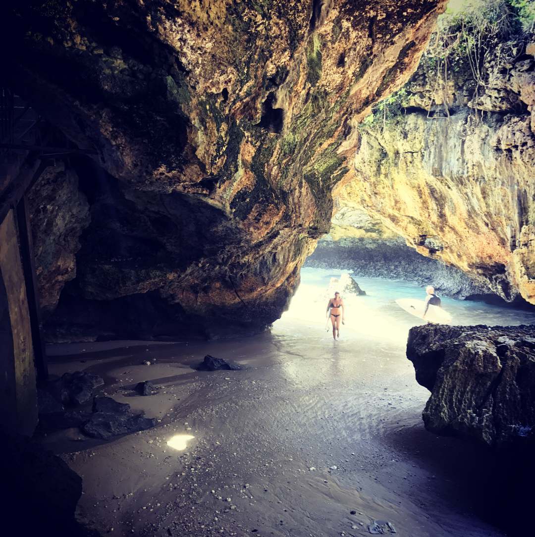 Beaches in Bali; Suluban Beach 