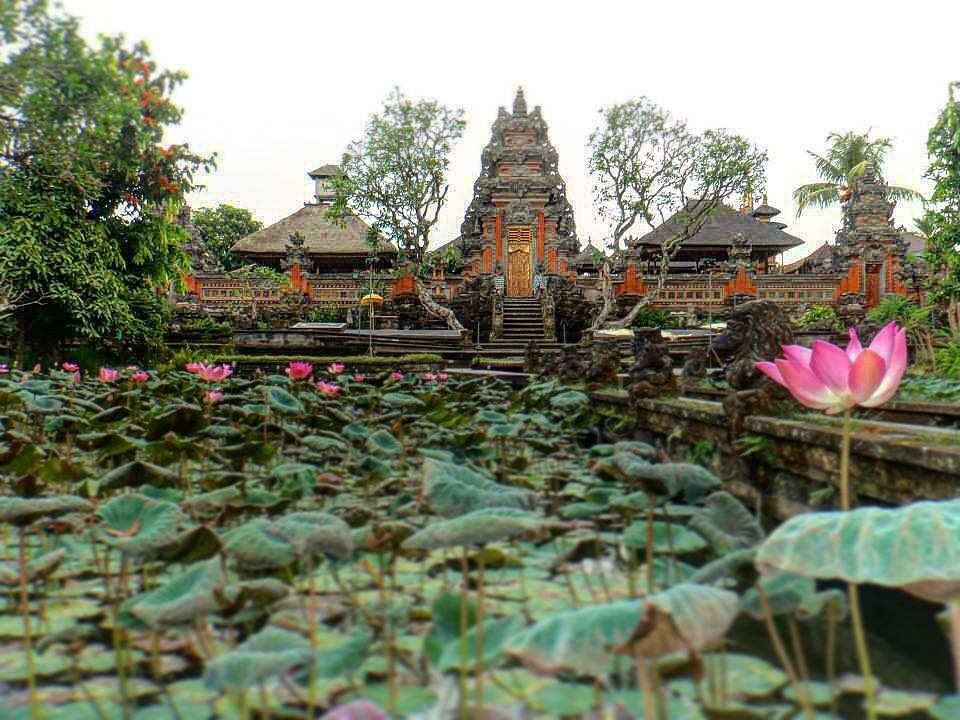 Places to See in Bali; Taman Saraswati Temple 