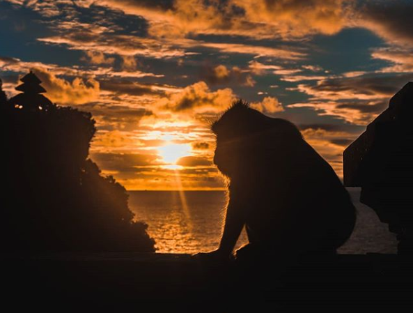 Sunset in Uluwatu Cliff Bali