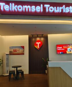 Bali indonesian sim card - airport booth