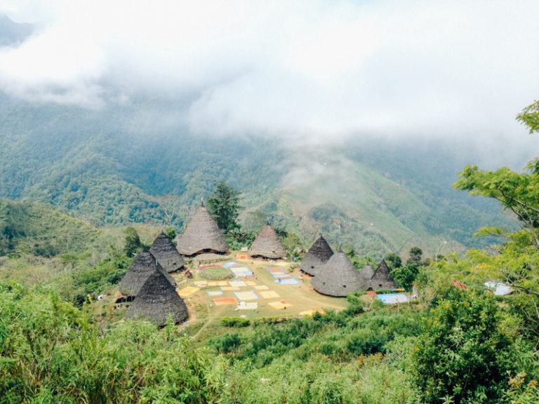 wae rebo village in flores island